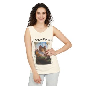 Unisex Garment-Dyed Tank Top #OnlyCatsKnow