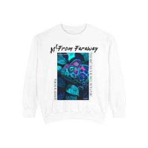 Unisex Garment-Dyed Sweatshirt #MyChameleonMoodToday is Violet