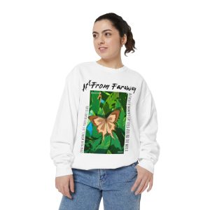 Unisex Garment-Dyed Sweatshirt #WingsOfTheHeart