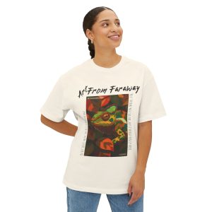 Unisex Oversized Boxy Tee  #MyChameleonMoodToday is Orange