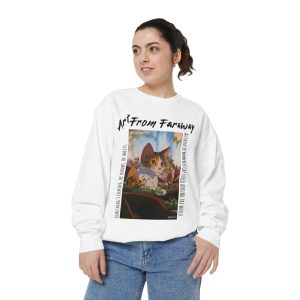 Unisex Garment-Dyed Sweatshirt #OnlyCatsKnow
