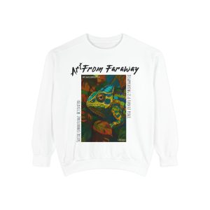 Unisex Garment-Dyed Sweatshirt #MyChameleonMoodToday is Blue