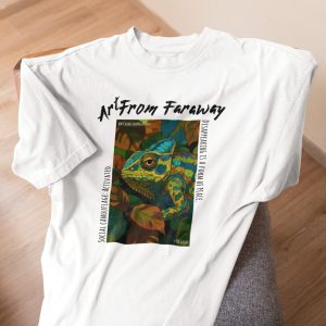 Blue Chameleon - Oversized Tee