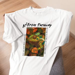 Orange Chameleon - Oversized Tee